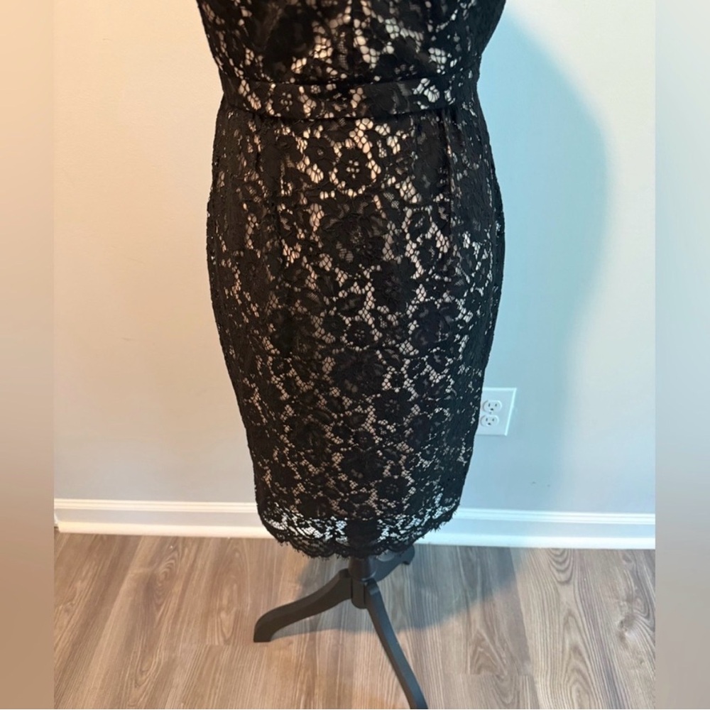 J. Crew Giupure Black Lace Midi Dress - Picture 8 of 12